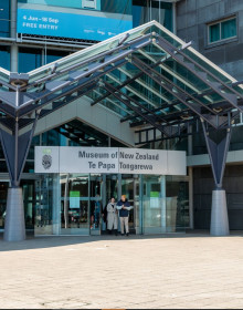 Outside Te Papa